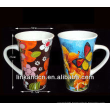white ceramic mug with handle ,hot selling!!